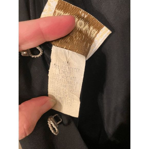 Lenovia USA Lace-Up Back Scoop Neck Spaghetti Straps Slip Dress Black Sz Large - Picture 4 of 14